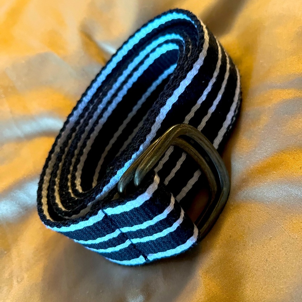 Black & White Fabric Belt